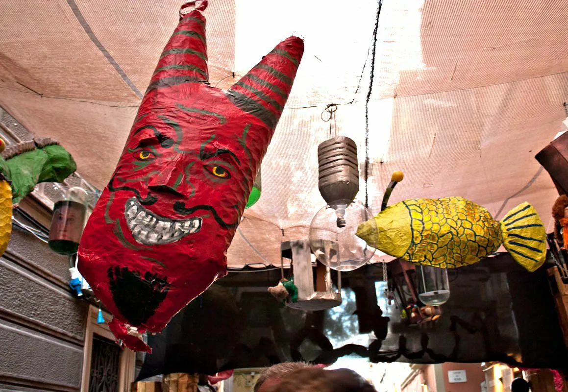 Festa Major de Gracia in Barcelona, Spain — 1