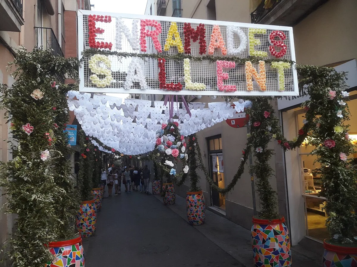 Festa Major de Gracia in Barcelona, Spain — 2
