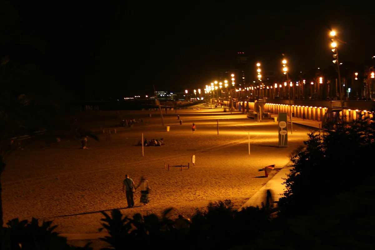 Nit de Sant Joan in Barcelona, Spain — 1