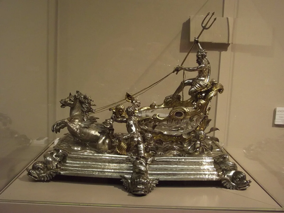 Carro de Neptuno (Salero) (1st half of 17th century) Anonymous European Baroque - Museo de Bellas Artes Plaza de Museo Seville — 2